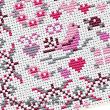 Riverdrift House - Mini Amour Sampler zoom 1 (cross stitch chart)
