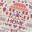 Riverdrift House - No place like Home zoom 1 (cross stitch chart)
