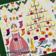 Riverdrift House - Victoria & Albert Christmas zoom 1 (cross stitch chart)