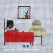 Samanthapurdytextile - Reading in Bed (cross stitch chart)