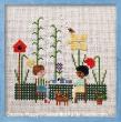<b>Coffee in the Garden</b><br>cross stitch pattern<br>by <b>Samanthapurdyneedlecraft</b>