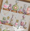 Shannon Christine Designs - Perfume Shelf zoom 1 (cross stitch chart)