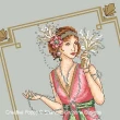 Shannon Christine Designs - Art Deco Lady zoom 1 (cross stitch chart)