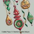 Shannon Christine Designs - Jeweled Baubles zoom 1 (cross stitch chart)
