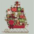 <b>Santa's Sleigh</b><br>cross stitch pattern<br>by <b>Shannon Christine Designs</b>