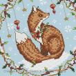 Shannon Christine Designs - Woodland Fox zoom 1 (cross stitch chart)