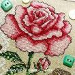 Shannon Christine Designs - Romantic Rose zoom 1 (cross stitch chart)