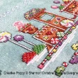 Shannon Christine Designs - Gingerbread Train zoom 1 (cross stitch chart)