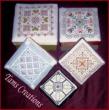 Beaded geometrics ( for boxes) - Blackwork  pattern - by Tam's Creations