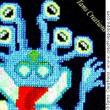 Wacky Boo monster - cross stitch pattern - by Tam's Creations (zoom 1)