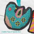 Tapestry Barn - Christmas decorations zoom 1 (cross stitch chart)