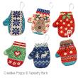 Tapestry Barn - Christmas Mitten decorations (cross stitch chart)
