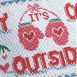 Tapestry Barn - Cold Outside zoom 1 (cross stitch chart)