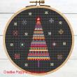 <b>Merry Bright Christmas Tree</b><br>cross stitch pattern<br>by <b>Tapestry Barn</b>