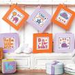 Tapestry Barn - New Baby cards (cross stitch chart)