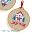 Tapestry Barn - Scandi Hoops Mini Ornaments zoom 1 (cross stitch chart)