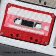 Tiny Modernist - Retro Cassettes zoom 1 (cross stitch chart)