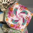 <b>Echinacea Biscornu</b><br>cross stitch pattern<br>by <b>Tiny Modernist</b>