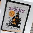 Tiny Modernist - Halloween Greetings zoom 1 (cross stitch chart)