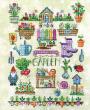 Tiny Modernist - Spring Garden (cross stitch chart)