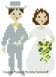 The wedding (large pattern) - cross stitch pattern - by Perrette Samouiloff (zoom 1)