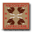 Agnès Delage-Calvet -  Signs of the Zodiac,  Capricorn -  counted cross stitch pattern chart (zoom1)