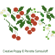 Cherries and Strawberries - cross stitch pattern - by Perrette Samouiloff (zoom 1)