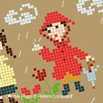 Here comes the rain! - cross stitch pattern - by Perrette Samouiloff (zoom 1)