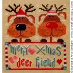 Deer friend - cross stitch pattern - by Barbara Ana Designs (zoom 2)