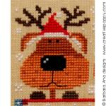 Deer friend - cross stitch pattern - by Barbara Ana Designs (zoom 1)