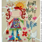 Be Hippie - cross stitch pattern - by Barbara Ana Designs (zoom 3)