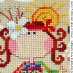 Be Hippie - cross stitch pattern - by Barbara Ana Designs (zoom 2)