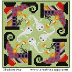 Bootscornu (biscornu pattern) - cross stitch pattern - by Barbara Ana Designs (zoom 2)