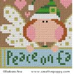 Peace on Earth - cross stitch pattern - by Barbara Ana Designs (zoom 1)