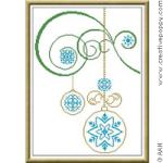 Natale - Xmas ornaments - cross stitch pattern - by Alessandra Adelaide Needleworks (zoom 3)