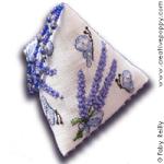 Lavender Bouquet Humbug - cross stitch pattern - by Faby Reilly Designs (zoom 4)
