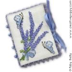 Lavender Bouquet Needlebook - cross stitch pattern - by Faby Reilly Designs (zoom 4)