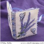 Lavender Bouquet Needlebook - cross stitch pattern - by Faby Reilly Designs (zoom 3)