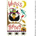 Whoo\'s there? - cross stitch pattern - by Barbara Ana Designs (zoom 2)
