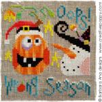 Wrong Season (oops!) - cross stitch pattern - by Barbara Ana Designs (zoom 2)