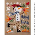 Helping friends - cross stitch pattern - by Barbara Ana Designs (zoom 2)
