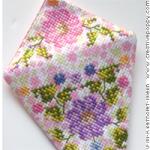 Meadow flowers Scissor case - cross stitch pattern - by Marie-Anne Réthoret-Mélin (zoom 2)
