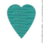 Colors I love Turquoise Biscornu - cross stitch pattern - by Marie-Anne Réthoret-Mélin (zoom 4)