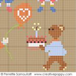Baby is one - cross stitch pattern - by Perrette Samouiloff (zoom 2)