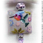 Hummingbird Scissor fob - cross stitch pattern - by Barbara Ana Designs (zoom 2)