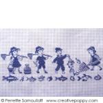 Gone fishing (small pattern) - cross stitch pattern - by Perrette Samouiloff (zoom 4)