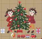 Happy Childhood collection  - Christmas time - cross stitch pattern - by Perrette Samouiloff (zoom 3)