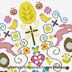 Alessandra Adelaide Needlework - Happy Easter (cross stitch pattern) (zoom1)