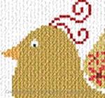 Passerollo a festa - cross stitch pattern - by Alessandra Adelaide Needleworks (zoom 1)