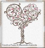 Alessandra Adelaide Needlework - Tree of Love (cross stitch pattern) (zoom 2)